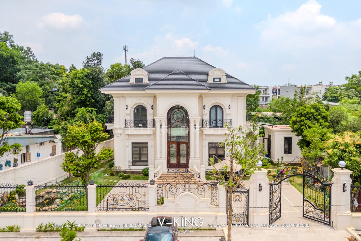 thi công xây dựng biệt thự 2 tầng