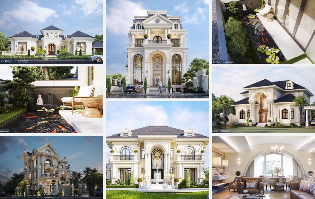 VẺ ĐẸP VƯỢT THỜI GIAN CỦA BIỆT THỰ TÂN CỔ ĐIỂN 4 Mau biet thu tan co dien