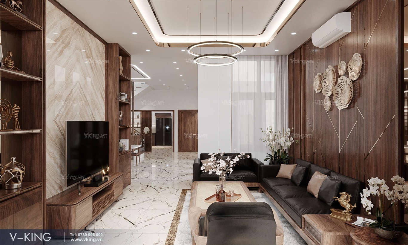 Không gian nội thất được thiết kế đơn giản nhưng không kém phần sang trọng, tạo nên vẻ đẹp rộng rãi và thoáng đãng, tiện nghi tối ưu