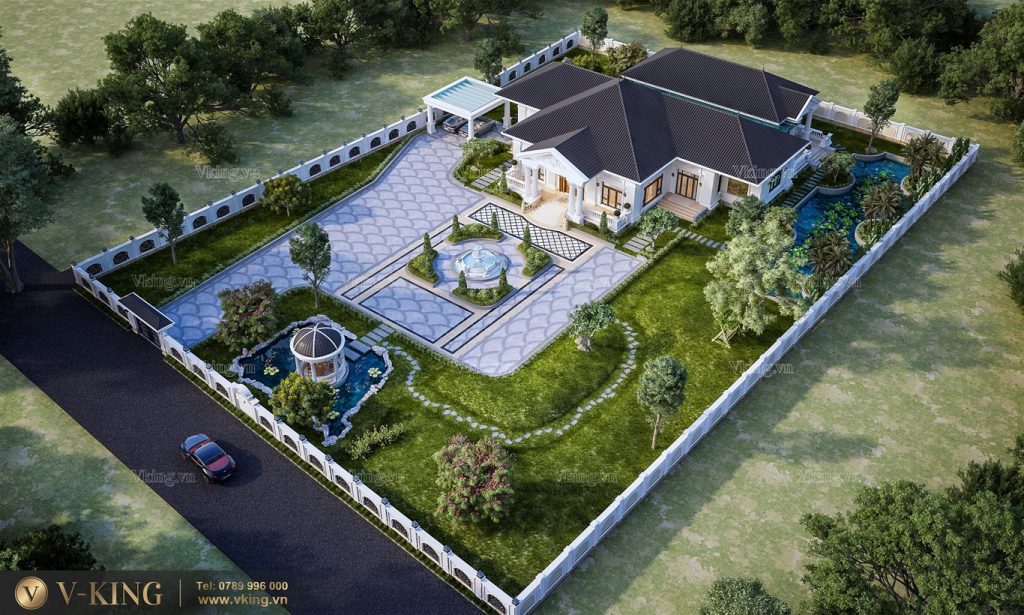 mẫu nhà sân vườn