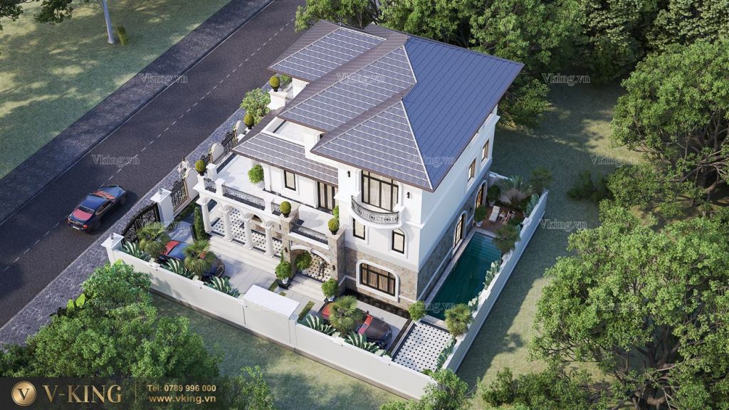 Top 3 mẫu thiết kế biệt thự chữ L tân cổ điển được ưa chuông nhất hiện nay