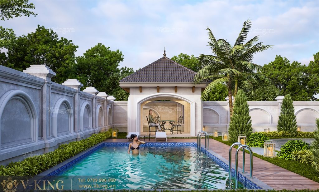 TOP 30 MẪU NHÀ ĐẸP CÓ HỒ BƠI TẠI VIỆT NAM 14 Biệt thự có hồ bơi