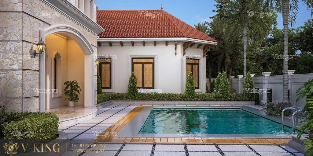 VKING - ĐƠN VỊ CHUYÊN THIẾT KẾ BIỆT THỰ CÓ HỒ BƠI GIÁ TỐT 3 biệt thự nhà vườn có hồ bơi