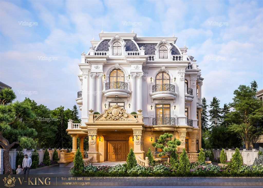 TỔNG HỢP NHỮNG MẪU THIẾT KẾ BIỆT THỰ LÂU ĐÀI ĐẸP NHẤT TẠI VKING 22 biệt thự lâu đài