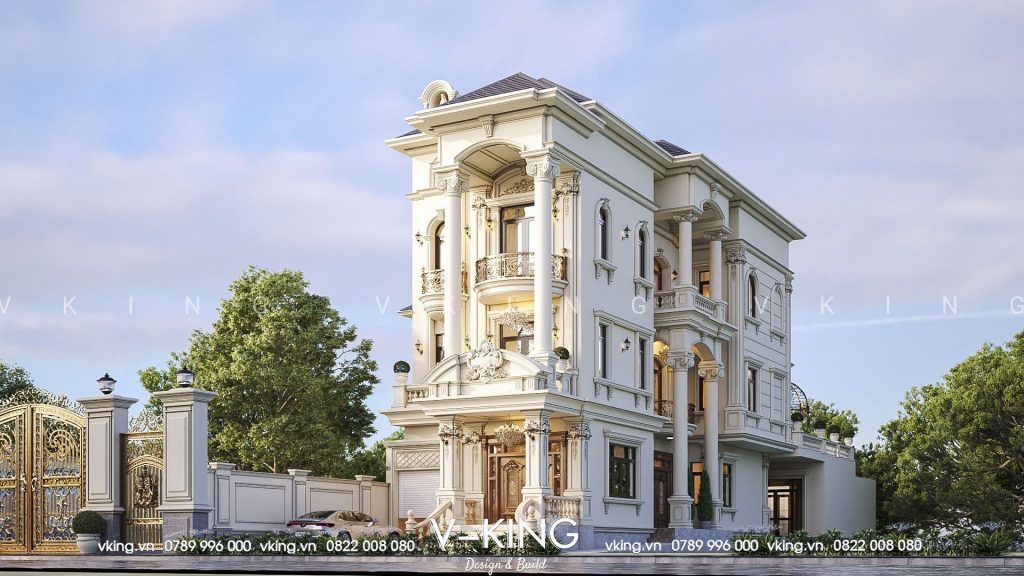 Tham khảo mẫu nhà phong cách Châu Âu cổ điển