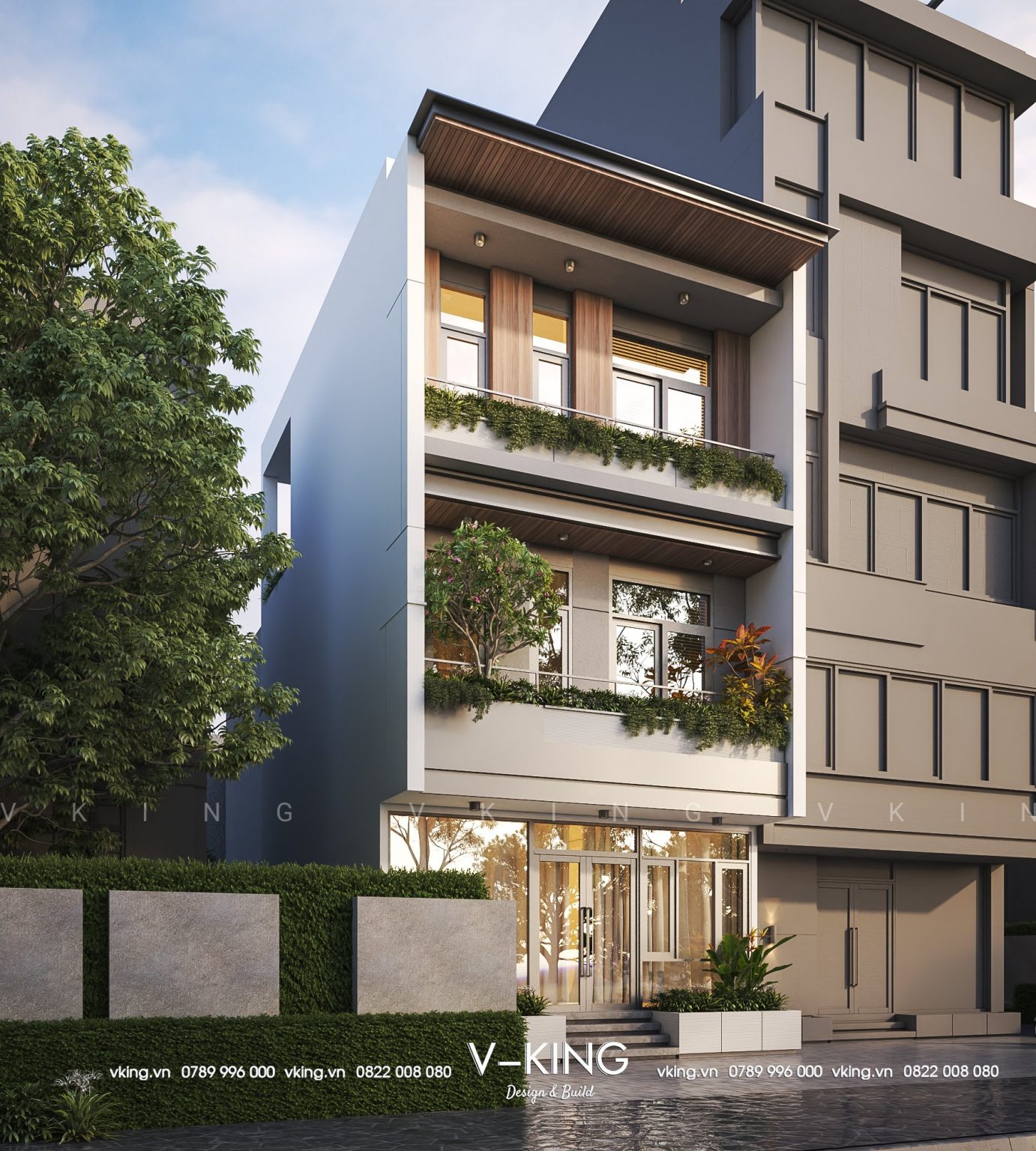 thiết kế xây dựng nhà đẹp hiện đại