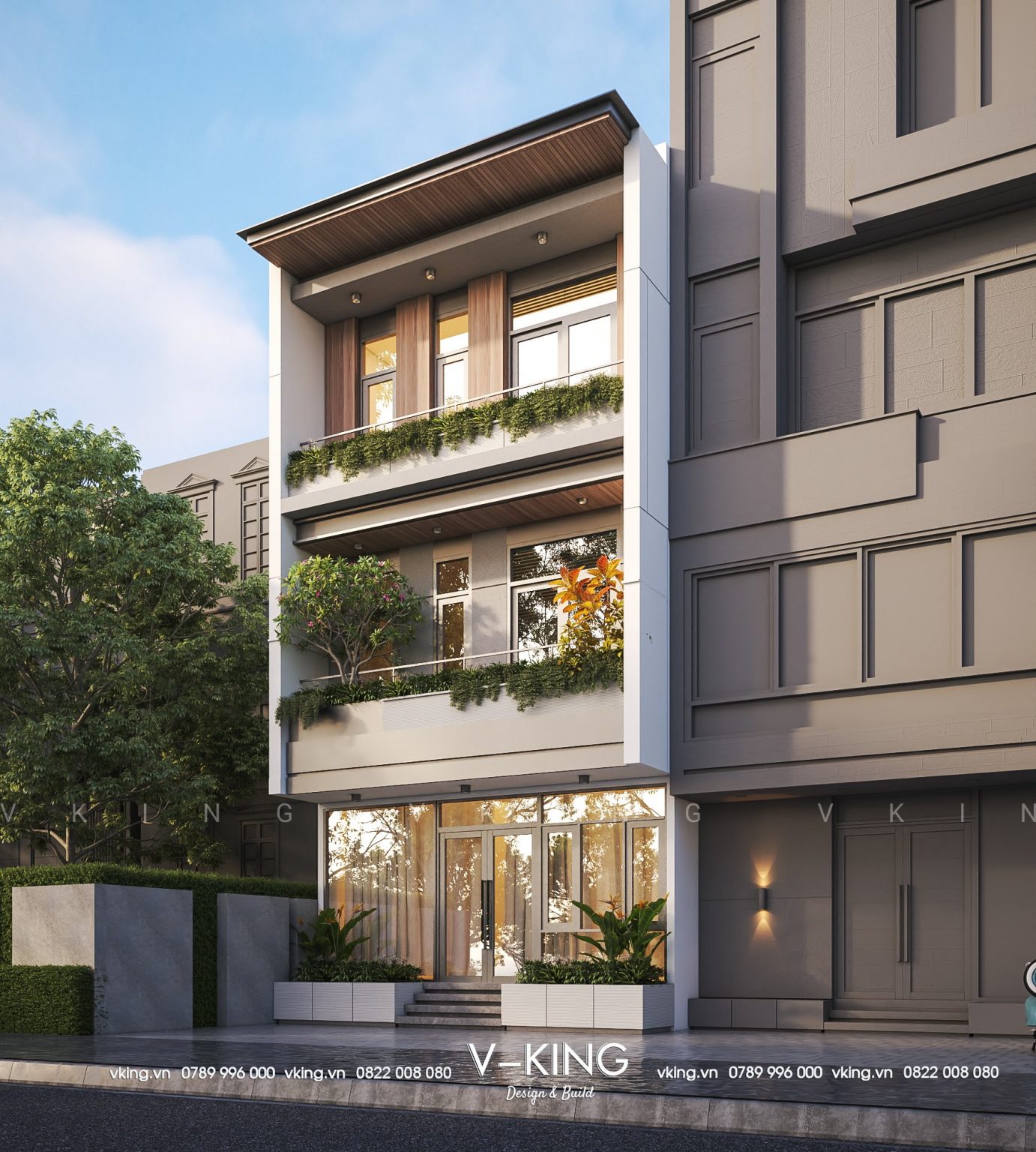 thiết kế xây dựng nhà đẹp hiện đại