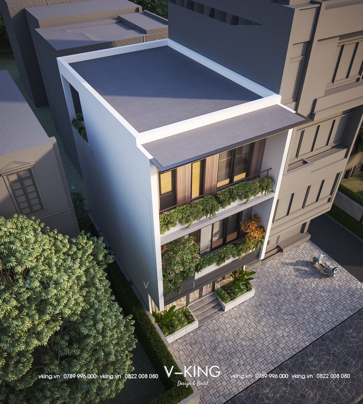 thiết kế xây dựng nhà đẹp hiện đại