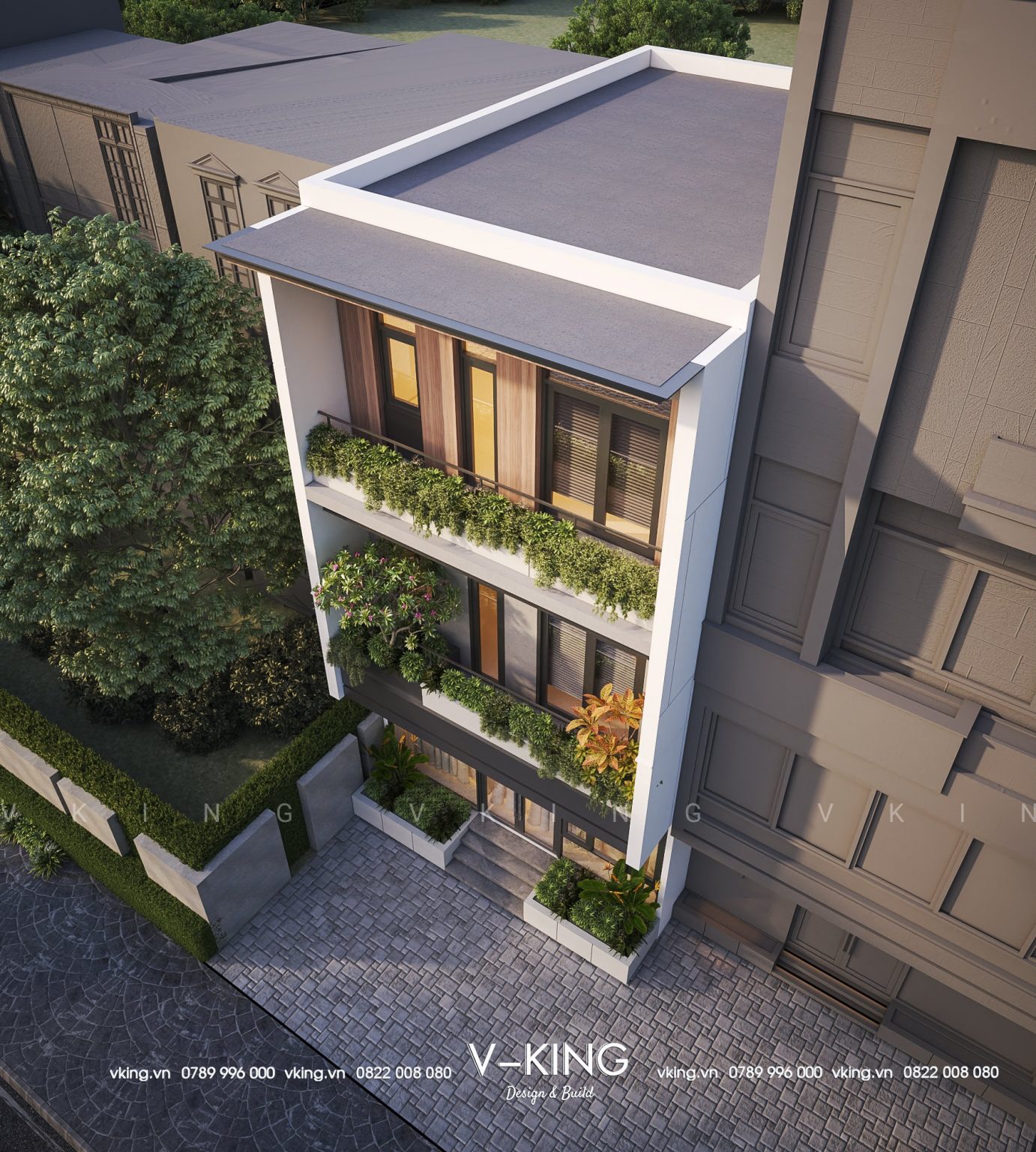 thiết kế xây dựng nhà đẹp hiện đại