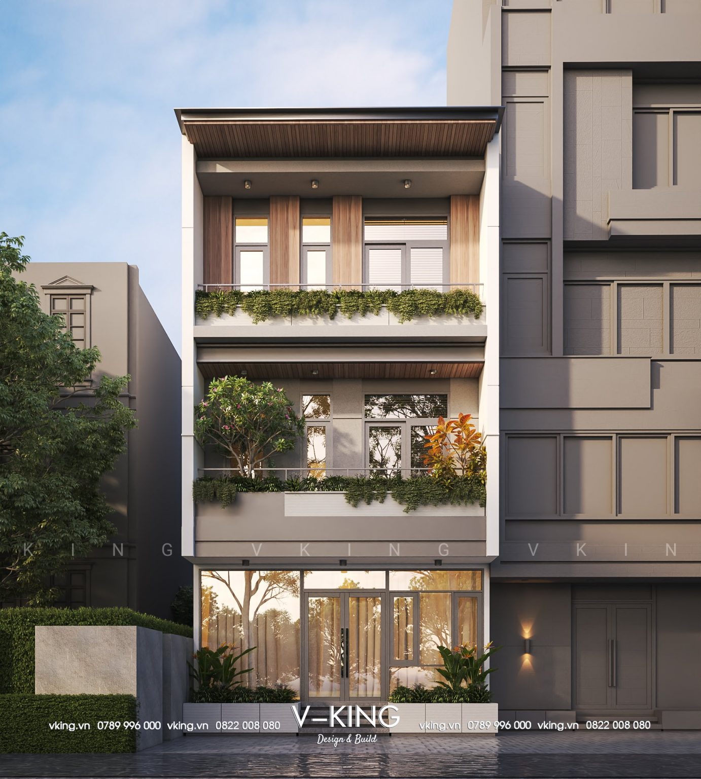 thiết kế xây dựng nhà đẹp hiện đại