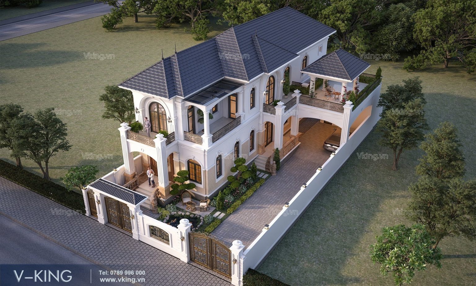 thiết kế xây dựng nhà đẹp tân cổ điển