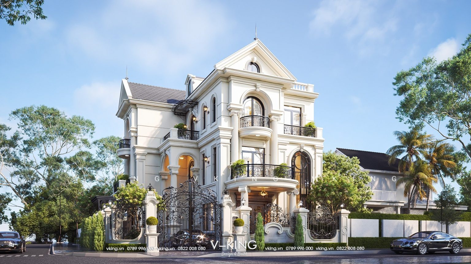 thiết kế xây dựng nhà tân cổ điển