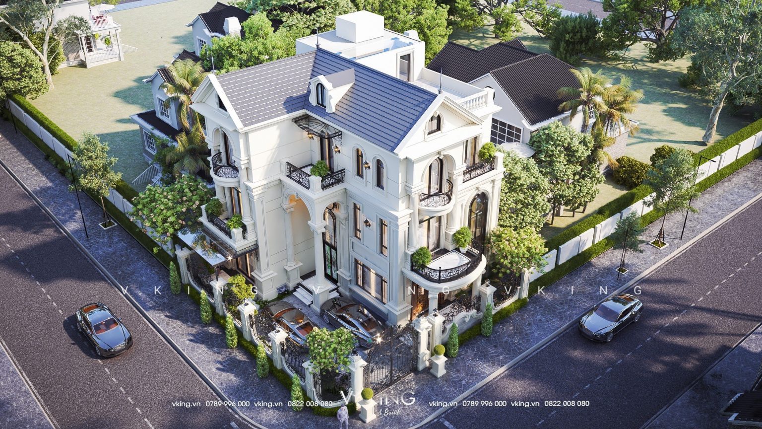 thiết kế xây dựng nhà tân cổ điển