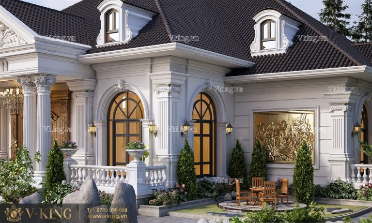 TOP 15+ THIẾT KẾ MẪU NHÀ MÁI THÁI 1 TẦNG HOT NHẤT 6 nhà mái Thái 1 tầng đẹp