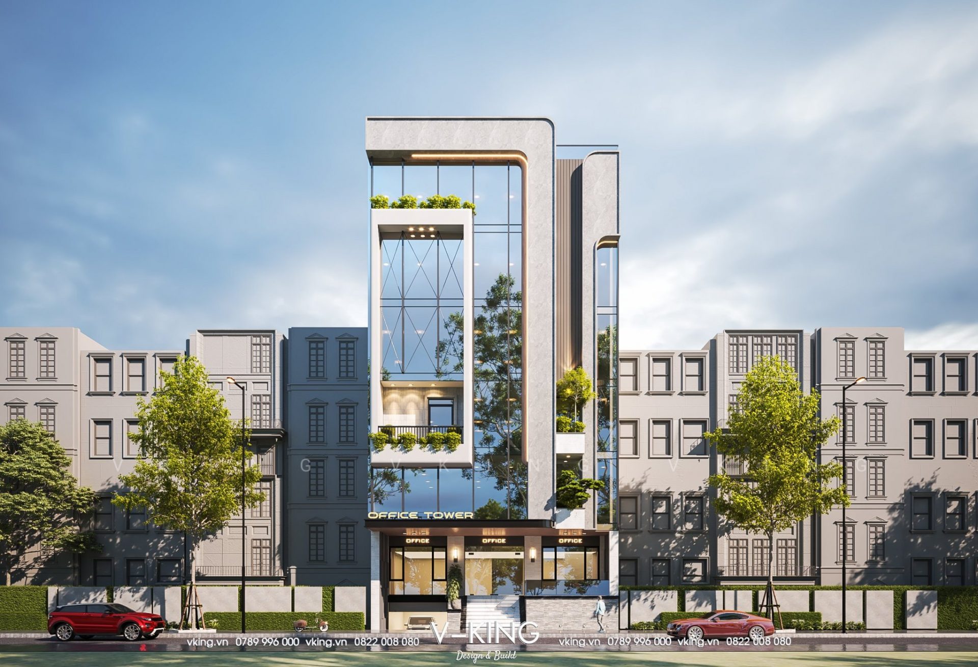 Thiết kế shophouse phong cách hiện đại