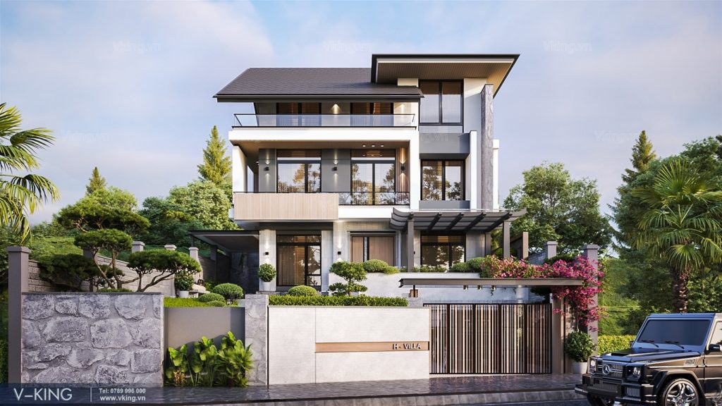 Top 20 Mẫu Thiết Kế Nhà Biệt Thự Hiện Đại Đẹp Không Gian Mở - Vking
