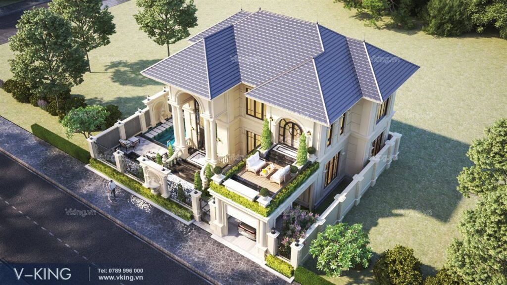 nhà mái nhật 2 tầng đẹp