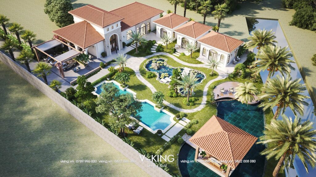 nhà vườn 1 tầng