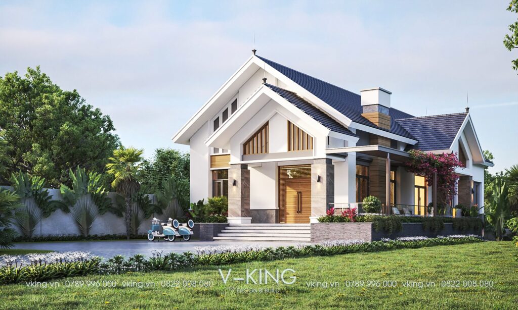 nhà mái thái 1 tầng