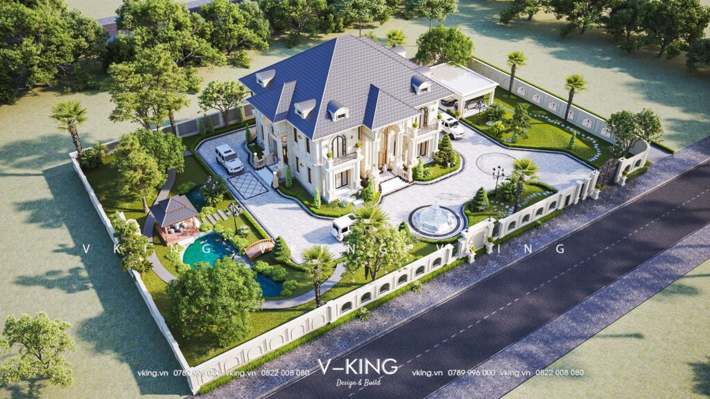 nhà vườn 2 tầng