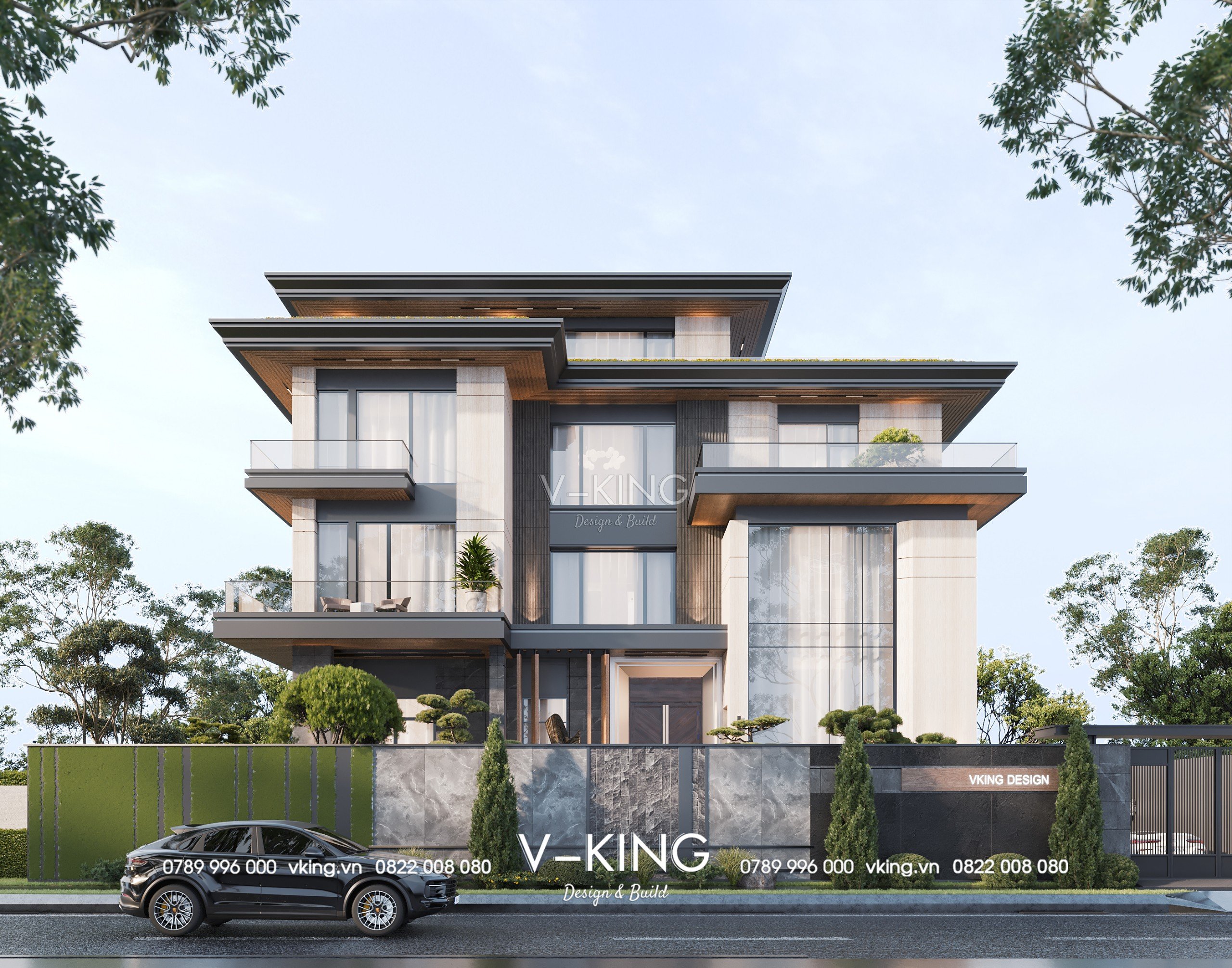 MẪU NHÀ BIỆT THỰ HIỆN ĐẠI ĐẸP NĂM 2024 1 mẫu nhà biệt thự hiện đại đẹp năm 2024