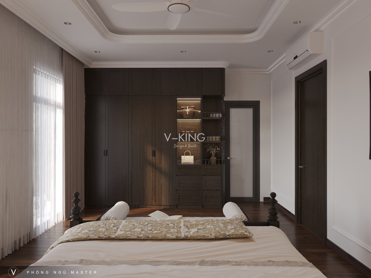 Nội thất phòng ngủ phong cách Indochine