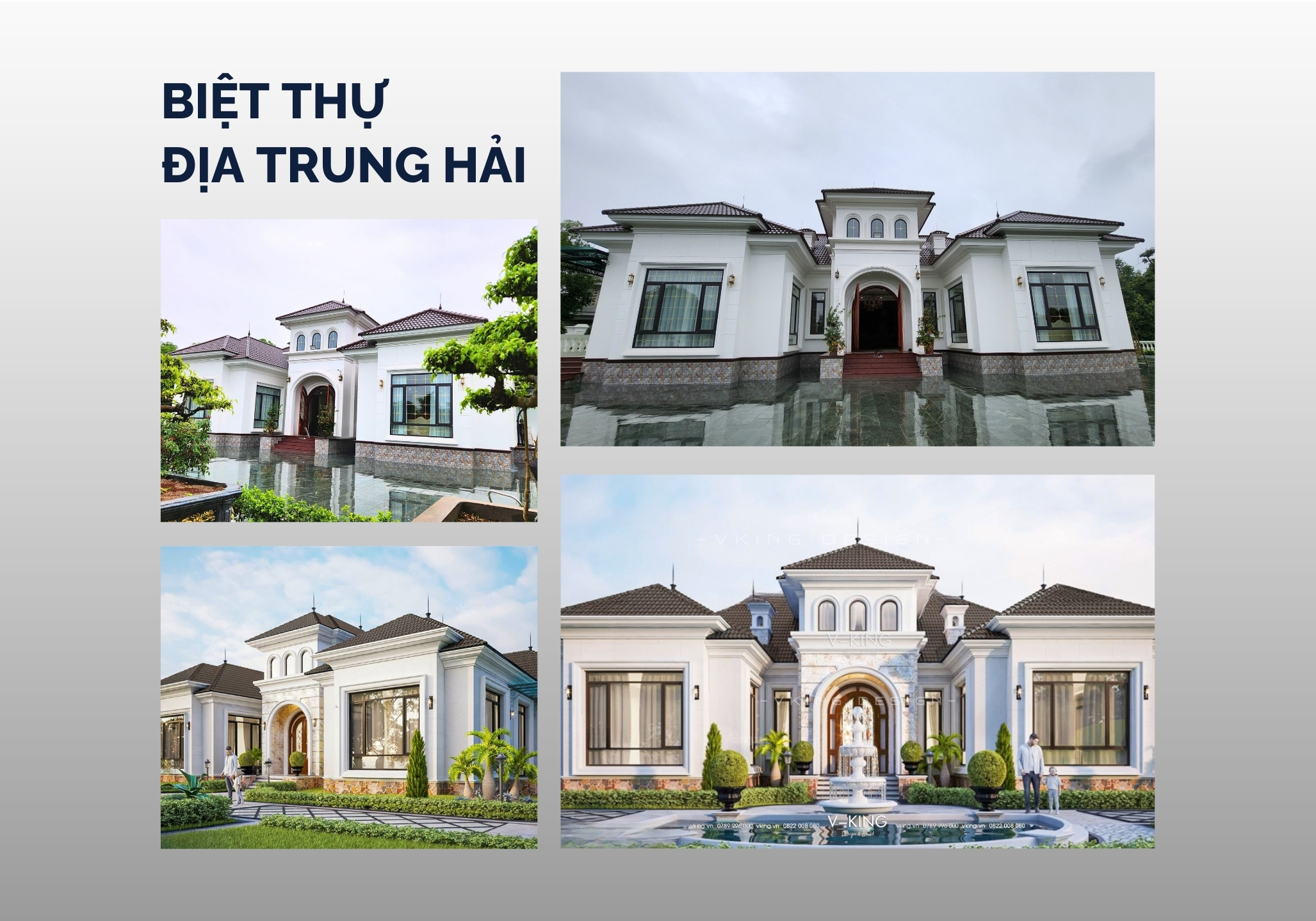 thi công biệt thự địa trung hải