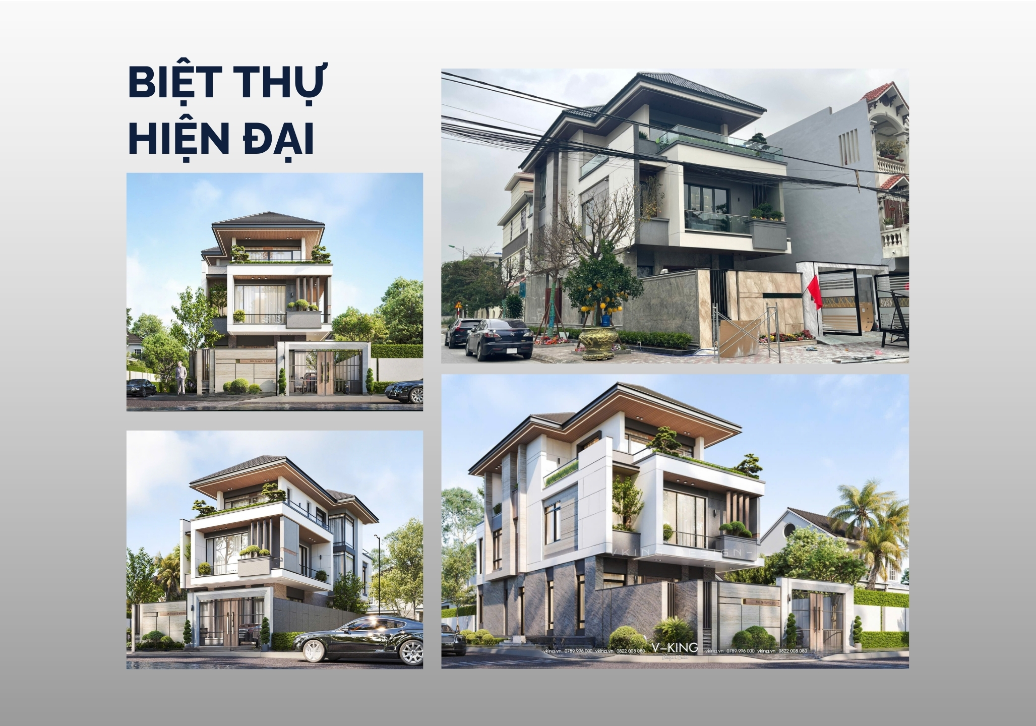 thi công biệt thự hiện đại