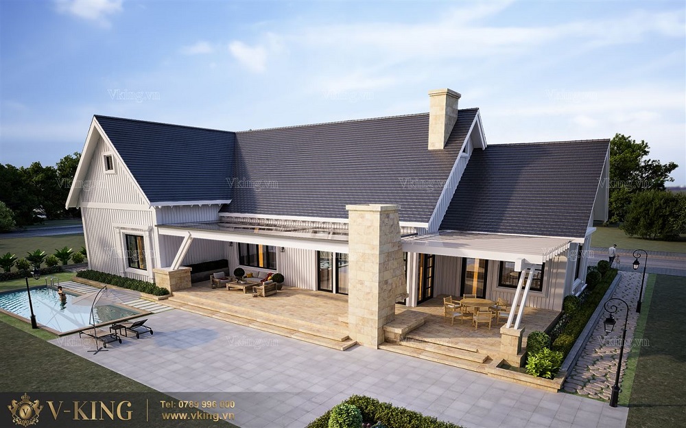 nhà kiểu pháp hiện đại