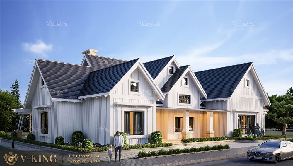 nhà kiểu pháp hiện đại