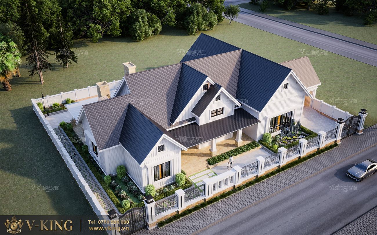 nhà kiểu pháp hiện đại