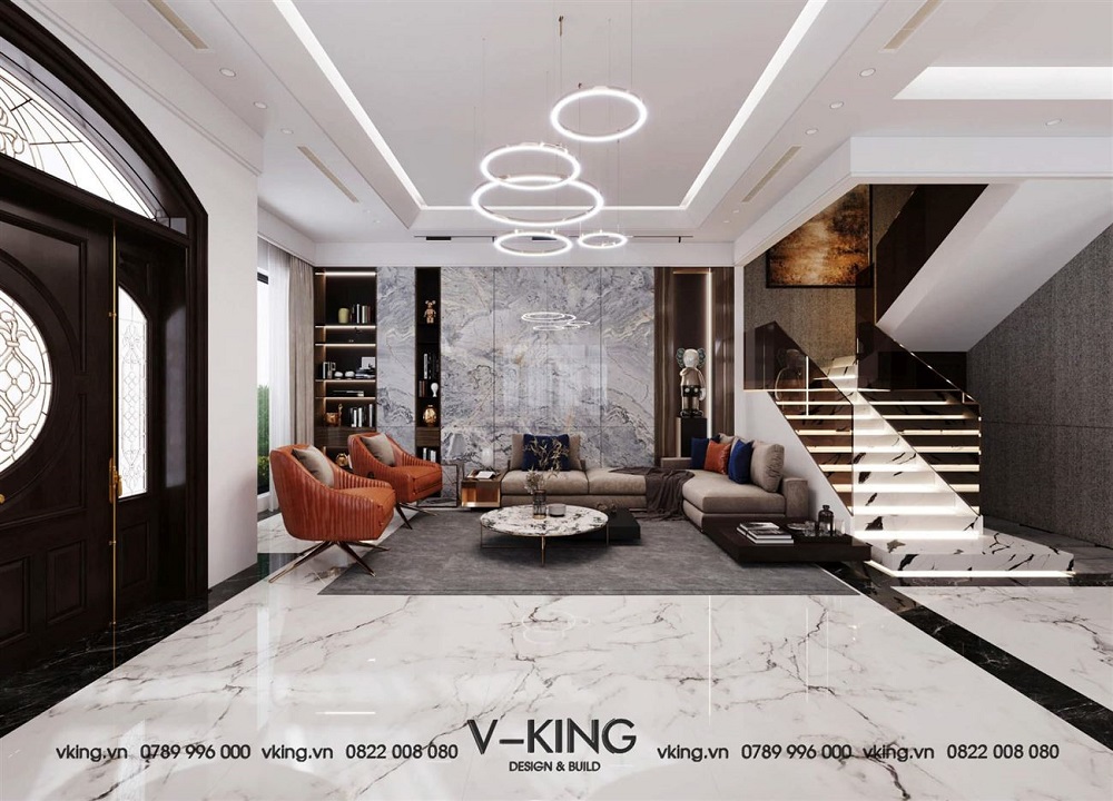 nội thất phòng khách theo phong thuỷ