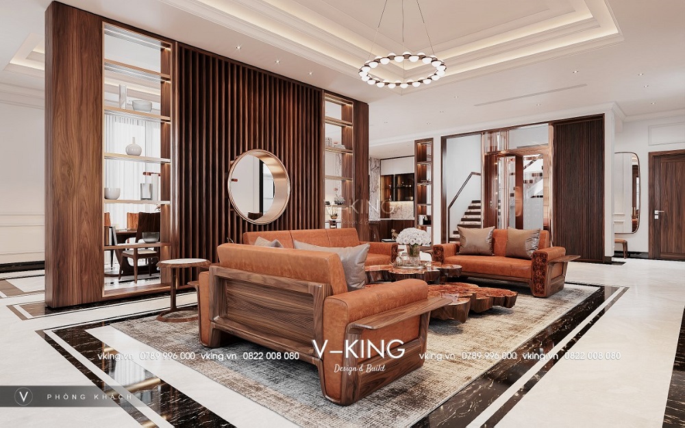 nội thất phòng khách theo phong thuỷ