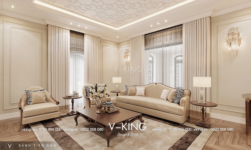 nội thất phòng khách theo phong thuỷ