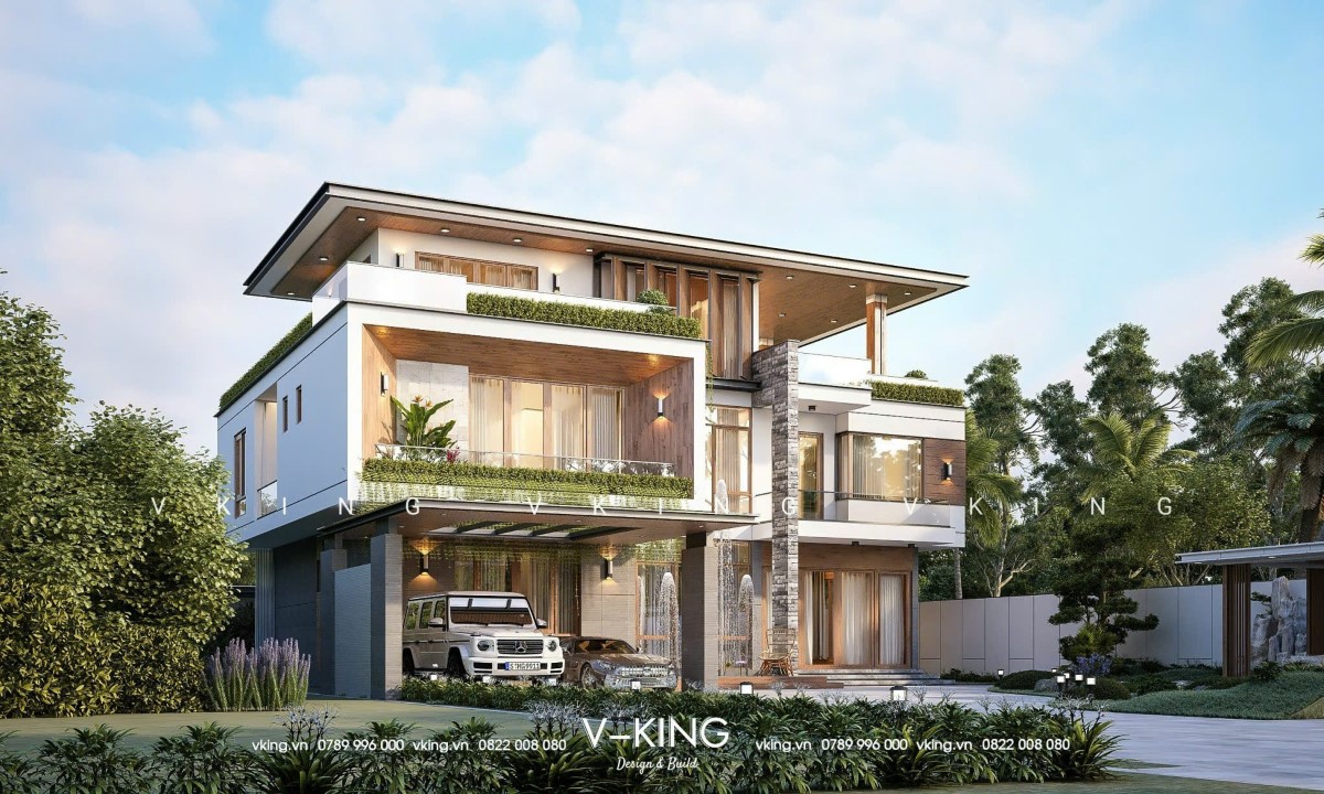 BIỆT THỰ HIỆN ĐẠI TẠI BÌNH PHƯỚC VK23003 2 biet thu hien dai VK23003 2