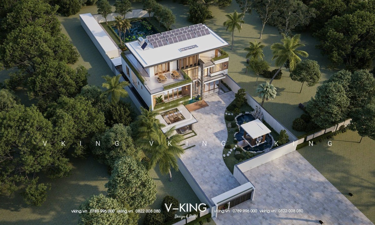 BIỆT THỰ HIỆN ĐẠI TẠI BÌNH PHƯỚC VK23003 3 biet thu hien dai VK23003 3