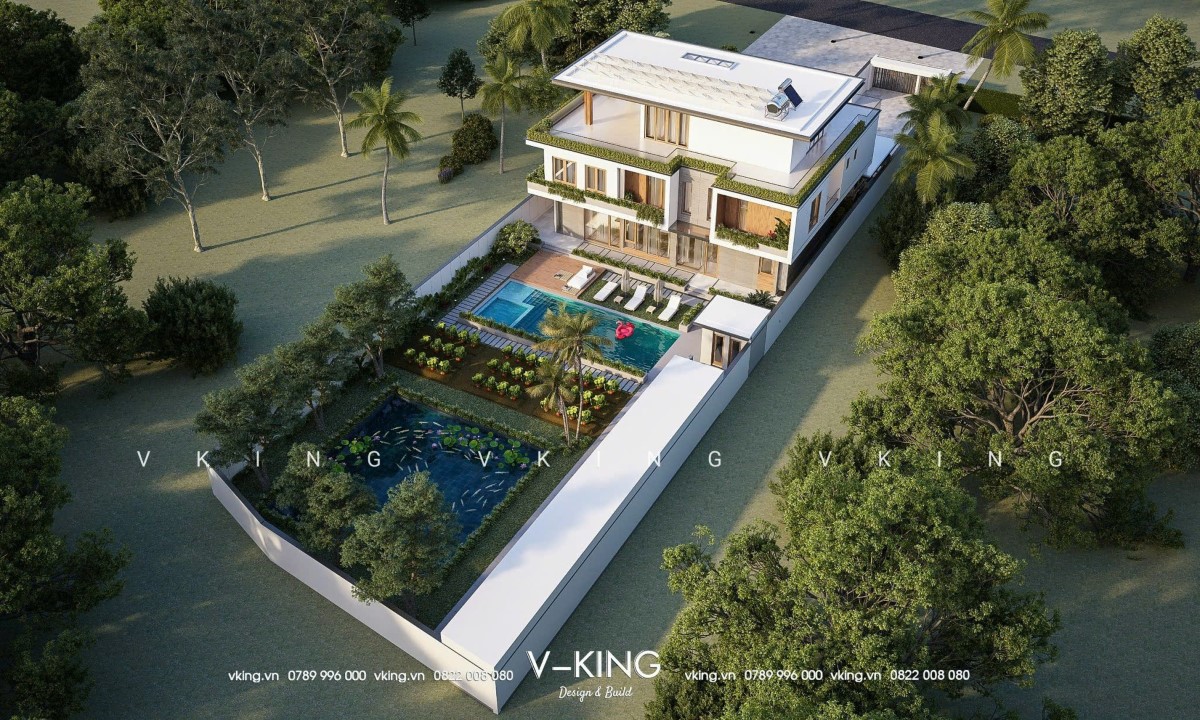 BIỆT THỰ HIỆN ĐẠI TẠI BÌNH PHƯỚC VK23003 6 biet thu hien dai VK23003 4