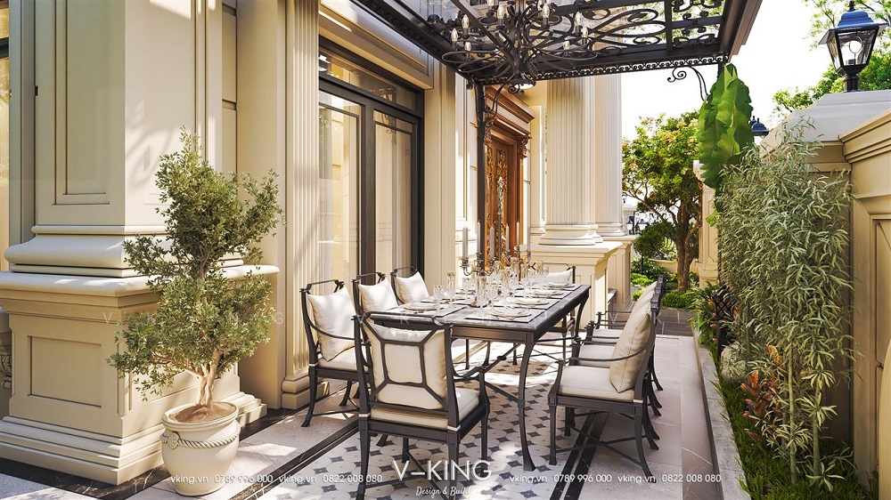 NHÀ MÁI THÁI TÂN CỔ ĐIỂN NÂNG TẦM GIÁ TRỊ SỐNG 9 nha mai thai tan co dien 3 tang dep 11