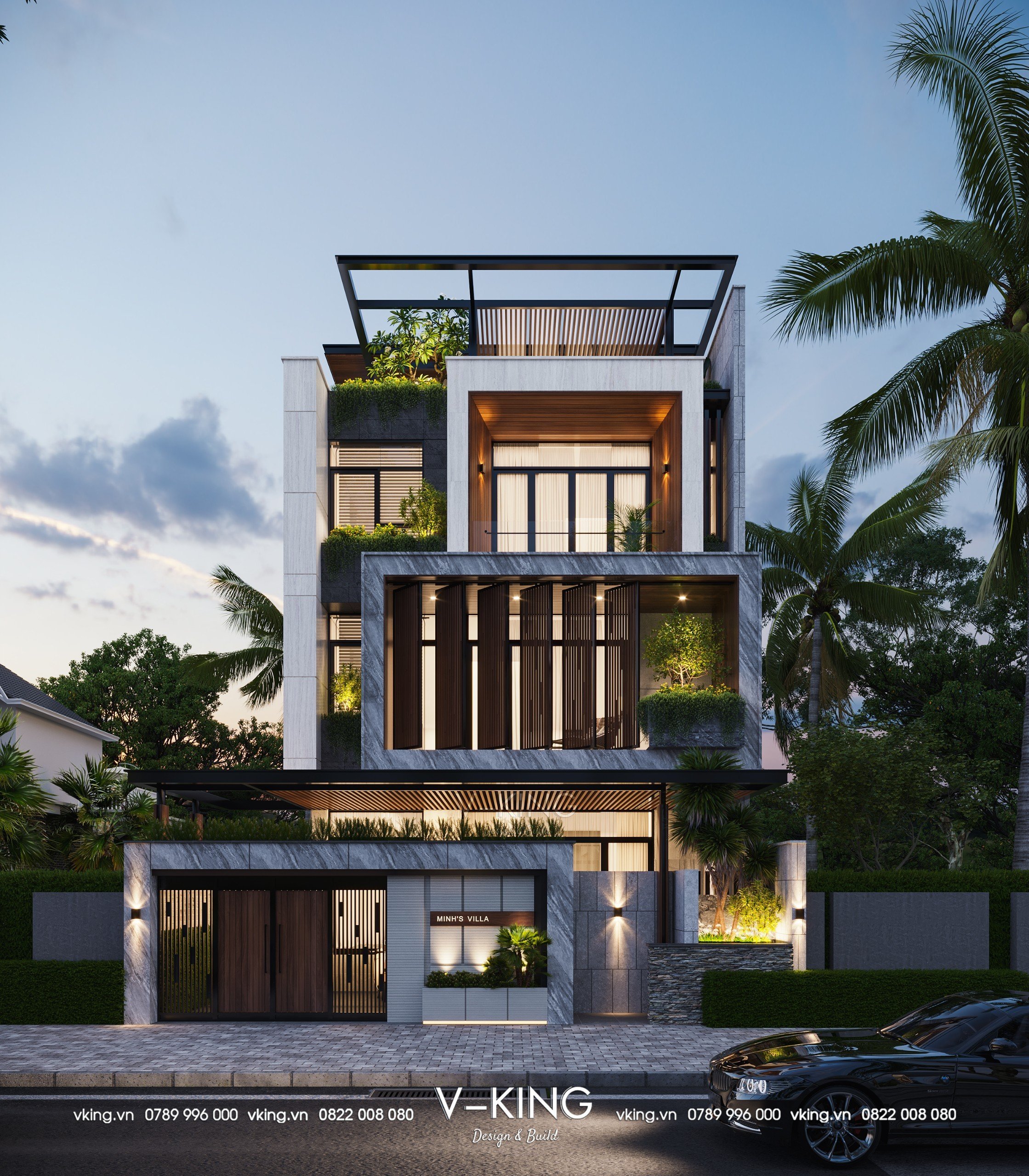 CĂN BIỆT THỰ VÀ NHỮNG YẾU TỐ QUYẾT ĐỊNH GIÁ TRỊ 16 Thiết kế biệt thự nhỏ phong cách Hiện đại