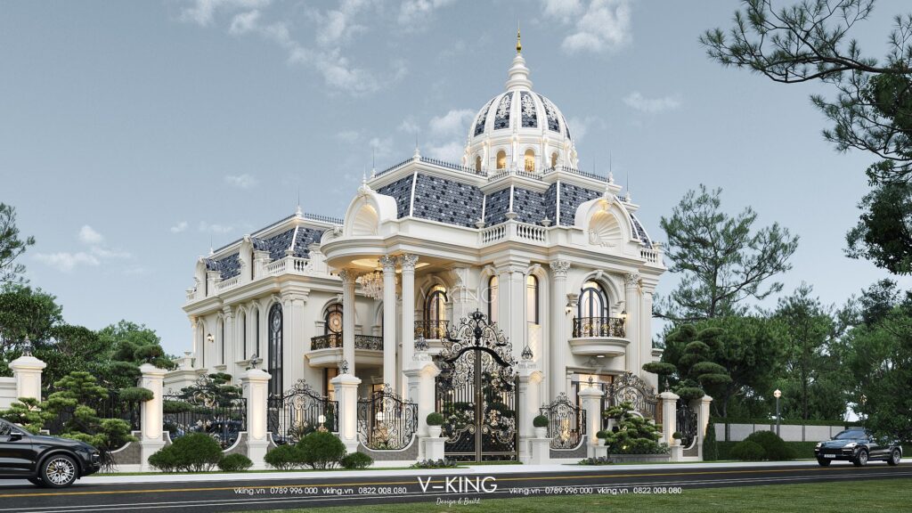 Thiết kế biệt thự sang trọng, đẳng cấp phong cách Tân cổ điển