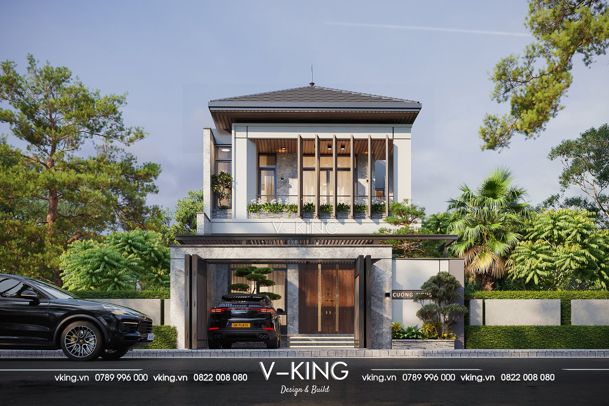 Mẫu biệt thự 2 tỷ đẹp với thiết kế độc đáo