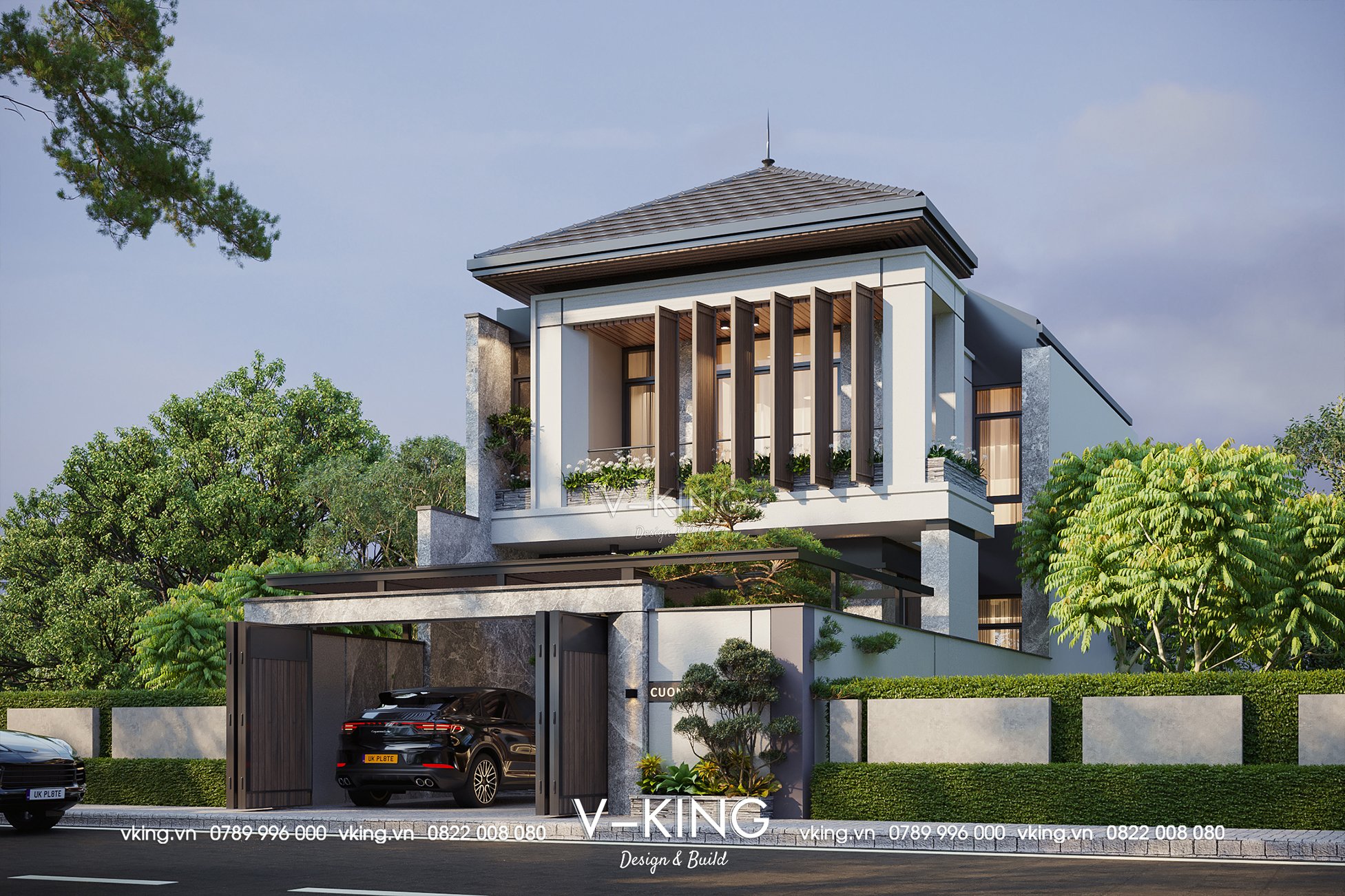Mẫu biệt thự 2 tỷ đẹp với thiết kế độc đáo
