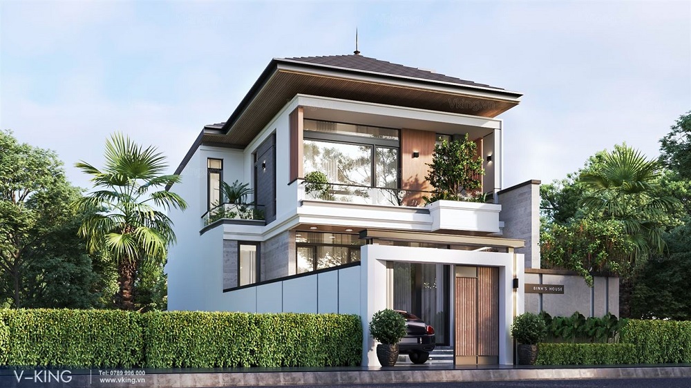 NHÀ PHỐ 2 TẦNG HIỆN ĐẠI BẮT NHỊP CUỘC SỐNG NĂNG ĐỘNG 2 nhà phố 2 tầng hiện đại