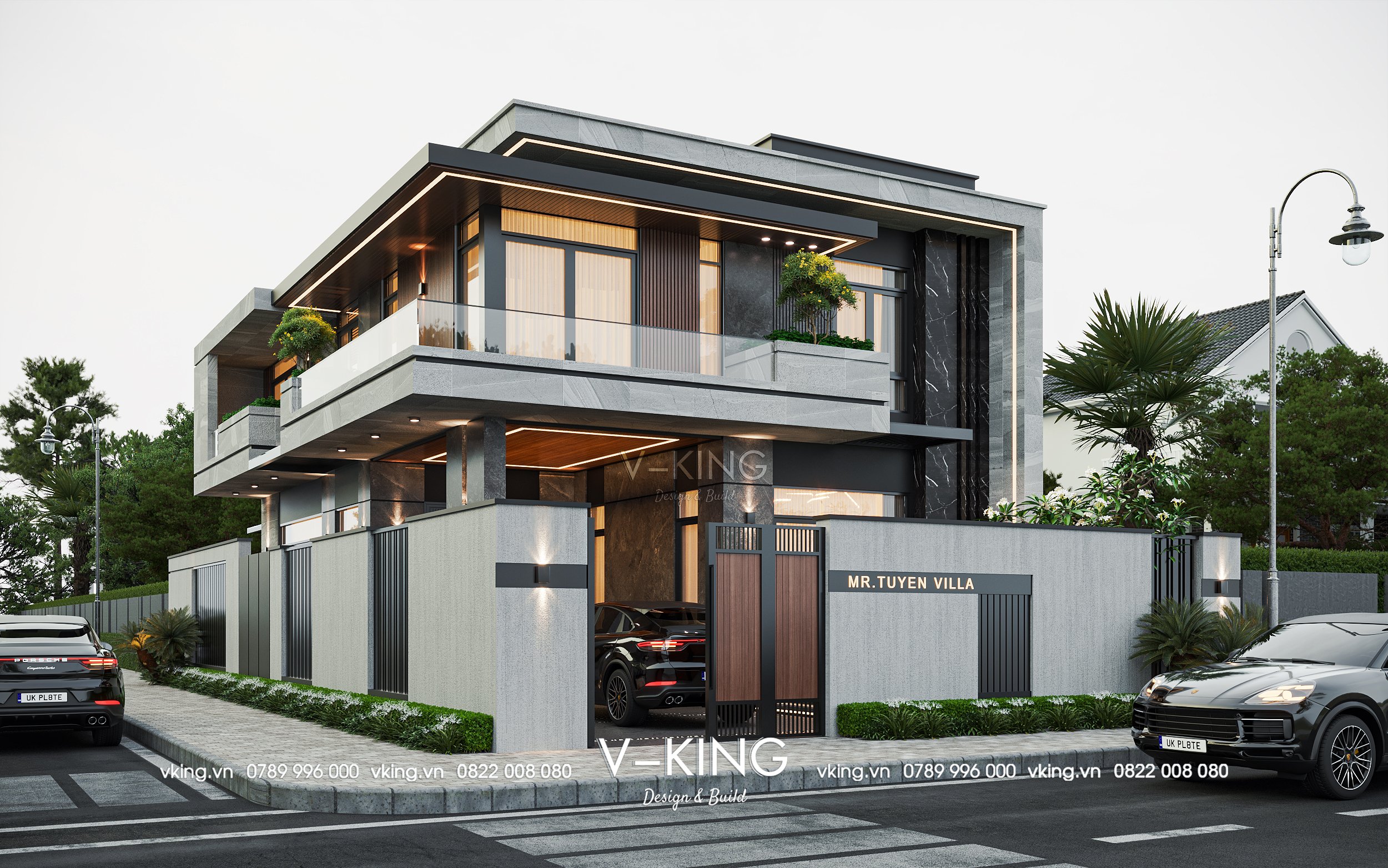 nhà phố 2 tầng hiện đại