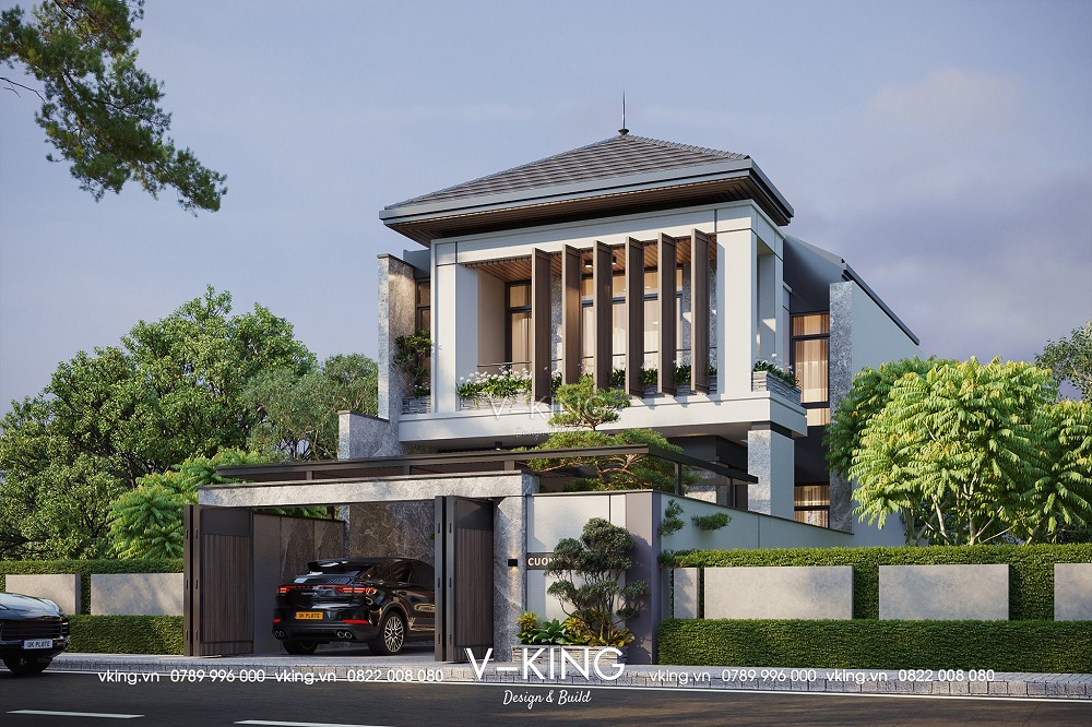 NHÀ PHỐ 2 TẦNG HIỆN ĐẠI BẮT NHỊP CUỘC SỐNG NĂNG ĐỘNG 15 nhà phố 2 tầng hiện đại