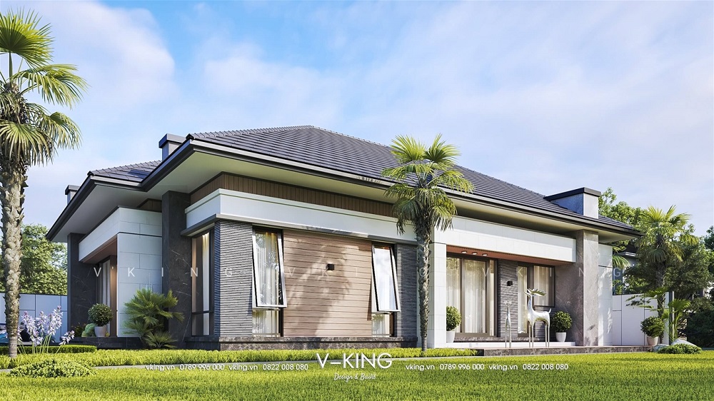 NHÀ VƯỜN 1 TẦNG DÀNH CHO NGƯỜI THÍCH SỰ BÌNH YÊN 21 nhà vườn 1 tầng đẹp