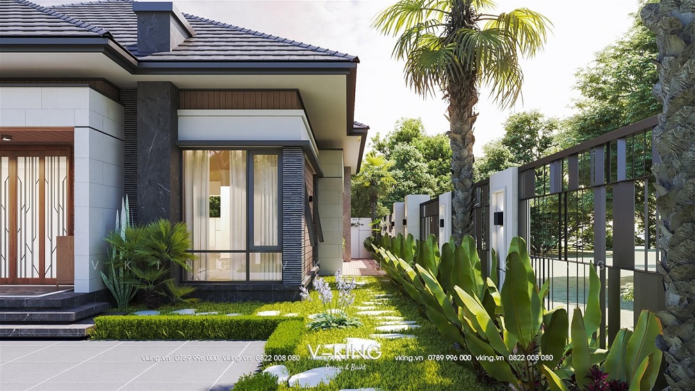 NHÀ VƯỜN 1 TẦNG DÀNH CHO NGƯỜI THÍCH SỰ BÌNH YÊN 25 nhà vườn 1 tầng đẹp