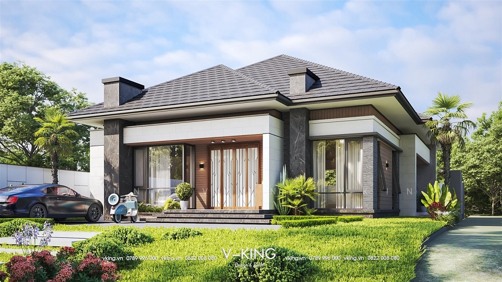 NHÀ VƯỜN 1 TẦNG DÀNH CHO NGƯỜI THÍCH SỰ BÌNH YÊN 20 nhà vườn 1 tầng đẹp