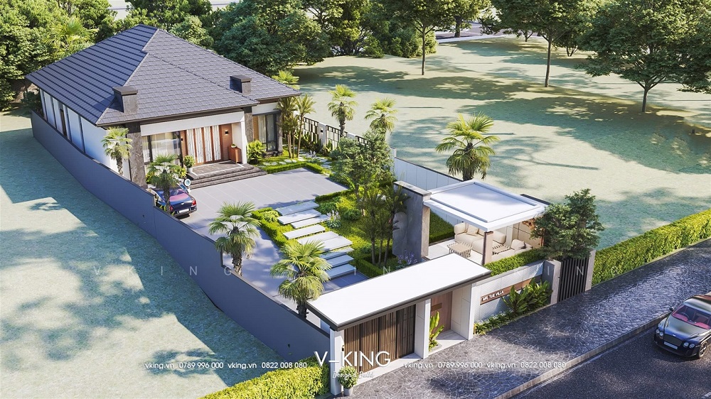 NHÀ VƯỜN 1 TẦNG DÀNH CHO NGƯỜI THÍCH SỰ BÌNH YÊN 22 nhà vườn 1 tầng đẹp