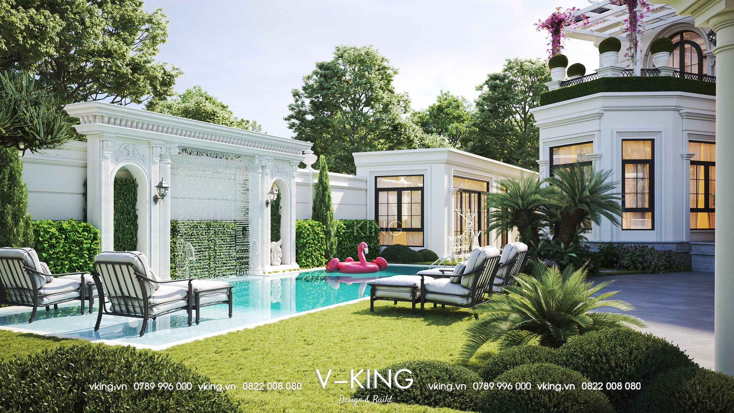 biệt thự nhà đẹp có hồ bơi